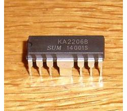 KA 2206 B ( Dual Audioverstrker 2x 2,3 W )
